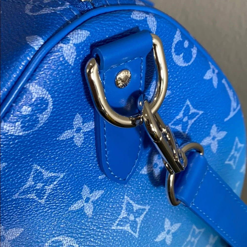 Louis Vuitton Blue Cloud Keepall Virgil Abloh Limited Edition Runway